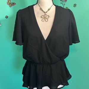 I.N.C. INTERNATIONAL CONCEPTS Flutter
Sleeve Ruffle Top